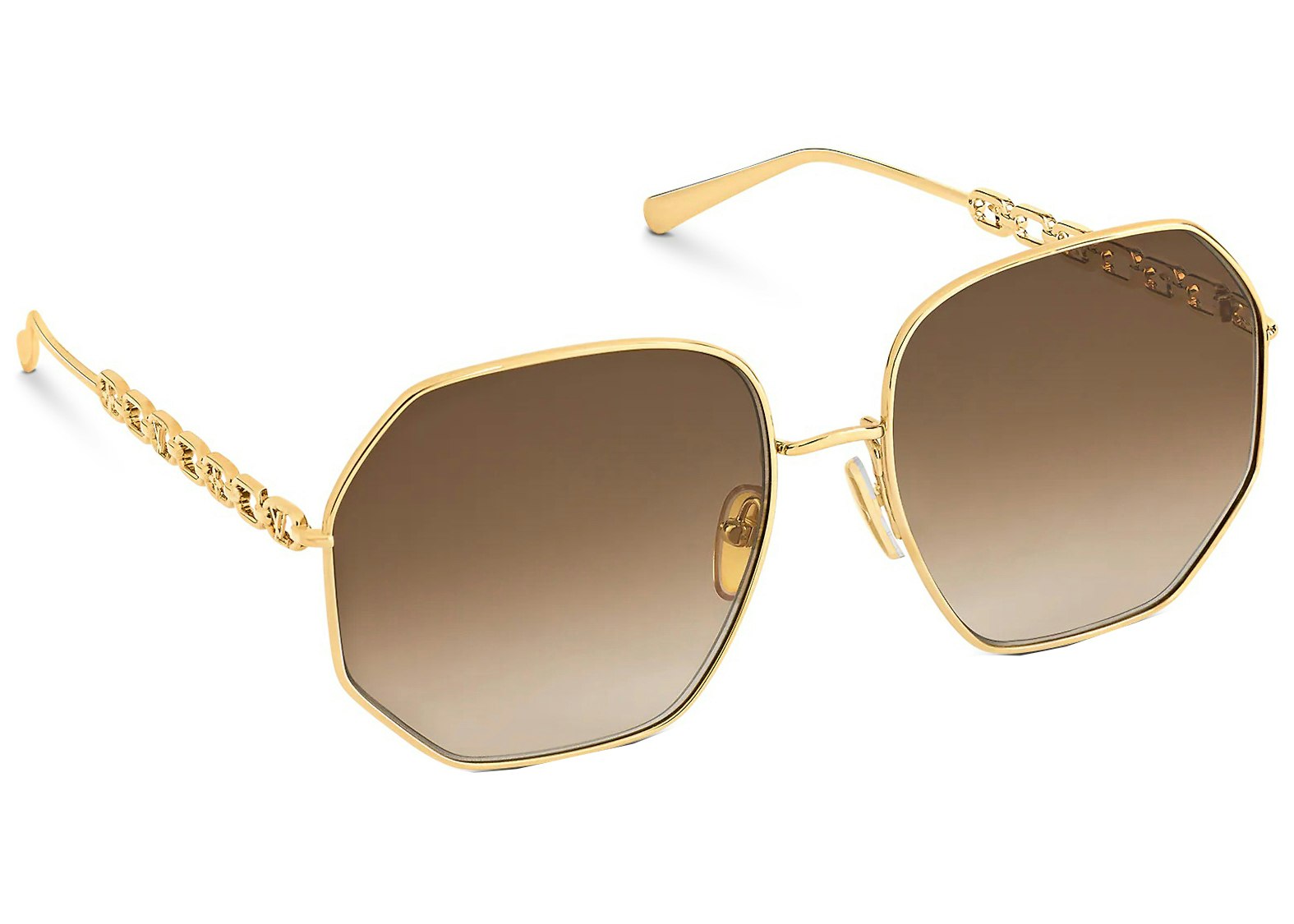 Louis Vuitton Gold Mirrored Z2314U Tonca Pilot Sunglasses Louis Vuitton |  TLC